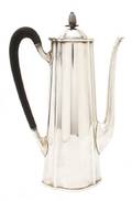 An American Sterling Silver Chocolate Pot Randahl