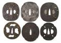 A Group of Six Tsuba