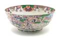 A Chinese Export Porcelain Punch Bowl