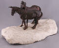 182 R Winder Euro Bronze Figural Sculpture of Horse