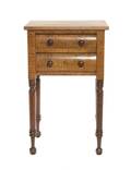 An American Tiger Maple Side Table