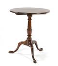 A Queen Anne Style Mahogany Occasional Table