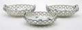 A Set of Three Worcester Reticulated Bowls
