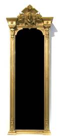 A Late Victorian Giltwood Pier Mirror