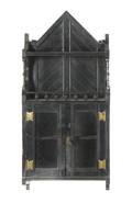 An American Ebonized Hanging Vitrine