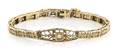 An 18 Karat Yellow Gold and Diamond Bracelet Belais