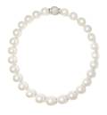 A Single Strand South Sea Cultured Pearl Necklace