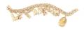 A 14 Karat Yellow Gold Charm Bracelet