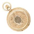 A 14 Karat Yellow Gold Pocket Watch A W Waltham