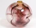 PAUL MANNERS HAND BLOWN STUDIO GLASS VASE
