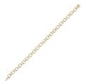 A 14 Karat Yellow Gold and Diamond Bracelet