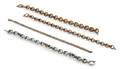 A Group of Four 14 Karat Gold Bracelets