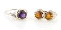 A Group of Two Gemstone Rings