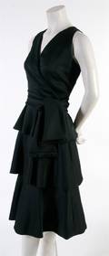 A Stanley Korshak Black Cocktail Dress
