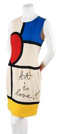 A Moschino Art is Love Mondrian Dress
