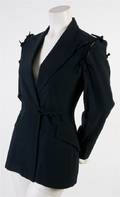 A Jean Paul Gaultier Navy Convertible Knot Jacket