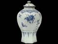 MING BLUE AND WHITE PORCELAIN JAR AND COVER
