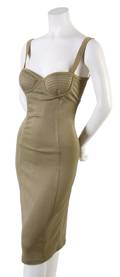A Gianni Versace Green Knit Dress