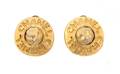 A Pair of Chanel Goldtone Earclips
