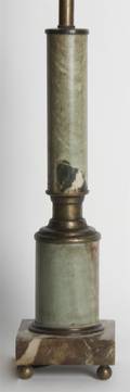 A Neoclassical Style Marble Table Lamp