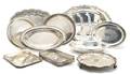 A Collection of Silverplate Trays