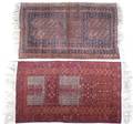 A Group of Two Persian Wool Prayer Rugs