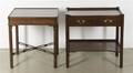 A Group of Two Mahogany Side Tables
