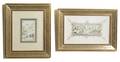 A Group of Two Persian Miniature Paintings on Ivory