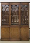 A Georgian Style Breakfront Cabinet Baker
