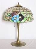 An American Leaded Glass Lamp