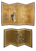 A Japanese Four Panel Screen