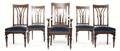 A Set of Six Mahogany Dining Chairs
