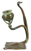 A Tiffany Studios Bronze Candlestick