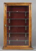An American Hanging Wood and Glass Display Case