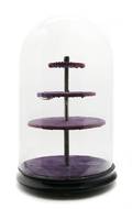 A Domed Glass Display Stand