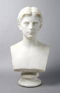 A Marble Bust of a Young Man Alexander McDonald