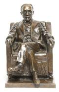 A Bronze Sculpture of a Seated Gentleman Max Kalish 18911945