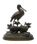 A Bronze Ornithological Figure Pautrot