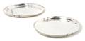 A Group of Two American Sterling Silver Trays F Novick