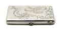 A Russian Silver Cigarette Case