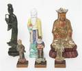 A Group of Chinese Figural Carvings