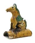 A Chinese Figural Roof Tile