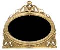 A Victorian Giltwood Over Mantle Mirror
