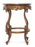A Louis XVI Style Marquetry Center Table