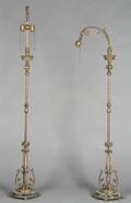 A Group of Two Neoclassical Style Floor Lamps