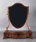 A Georgian Style Mahogany Dressing Mirror