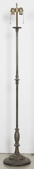 A Metal Floor Lamp