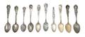 A Collection of TwentyEight Silver Souvenir Spoons