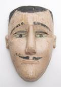 A Carved Polychrome Mask