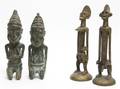 A Group of Four Ethnographic Bronze Figures